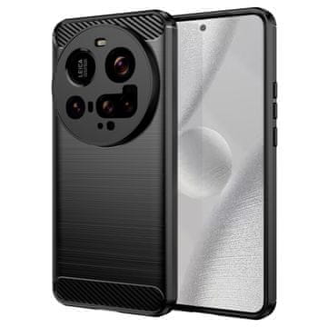 GS Ovitek za Xiaomi 15 Ultra, karbonski, črn