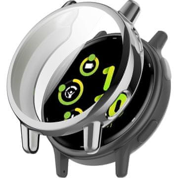 GS 2v1 ovitek z zaščitnim ovitko za Garmin Vivoactive 5, srebrn