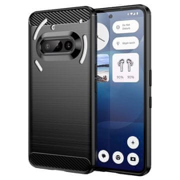 GS Ovitek za Nothing Phone 3A, karbonski, črn