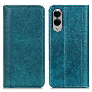 GS Usnjen ovitek za Samsung Galaxy S25 Edge, zelen
