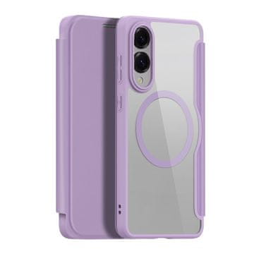 Dux Ducis Ovitek za Samsung Galaxy S25 Edge, Skin X Pro, MagSafe, vijoličen