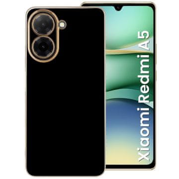 GS Ovitek za Xiaomi Redmi A5, Glamour CamShield, črn