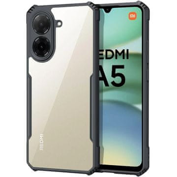 Overboard Ovitek za Xiaomi Redmi A5, hibridni z zaščito pred padci, črn