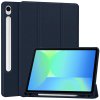 Ovitek za Samsung Galaxy Tab S10 FE+ Plus, Smartcase z držalom za pisalo, temno moder