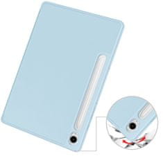 Overboard Ovitek za Samsung Galaxy Tab S10 FE+ Plus, Smartcase z držalom za pisalo, moder