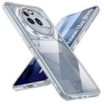 GS Ovitek za Nothing Phone 3a Pro, Fusion Hybrid, prozoren
