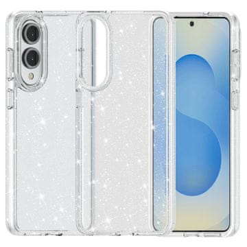 Overboard Ovitek za Samsung Galaxy S25 Edge, bleščeč puder, prozoren