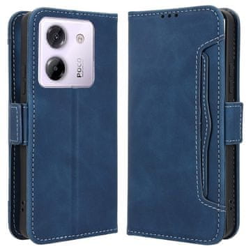 GS Ovitek za Xiaomi Poco M7 Pro 5G, reža za kartico, temno moder