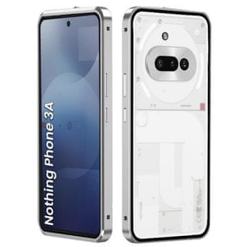 GS Ovitek za Nothing Phone 3A, okvir, srebrn