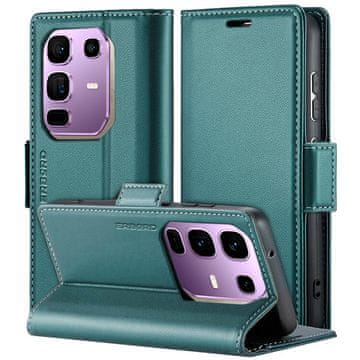Overboard Ovitek za Infinix Note 50 Pro, sijoč liči , denarnica z naslonom, zelen