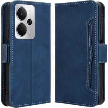 GS Preklopni ovitek za Realme 14 5G / Realme 14T 5G, reža za kartico, temno moder