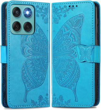 GS Ovitek za Motorola Edge 60 / 60 Fusion, metulj, moder