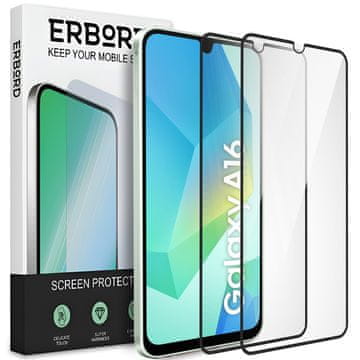 Overboard 2x kaljeno steklo za Samsung Galaxy A16 / A16 5G, 3D polno, steklo za celoten zaslon