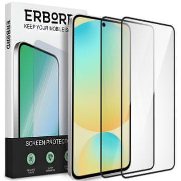 Overboard 2x kaljeno steklo za Samsung Galaxy S24 FE, 3D full, steklo za celoten zaslon