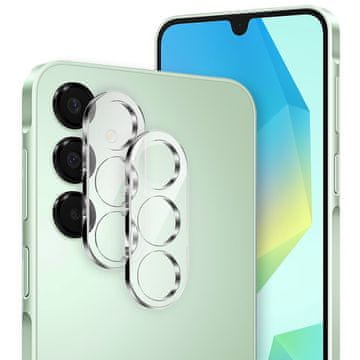Overboard 2x kaljeno steklo zaščitno steklo za kamero za Samsung Galaxy A16 / A16 5G, prozorno