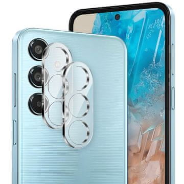 Overboard 2x kaljeno steklo zaščitno steklo za kamero za Samsung Galaxy M35, prozorno