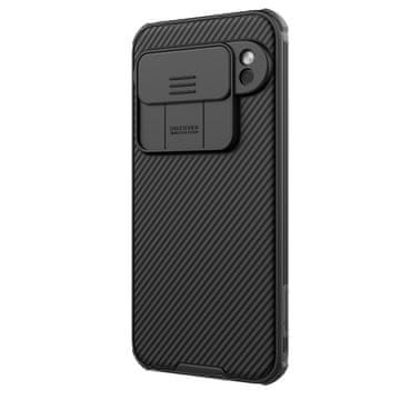 Nillkin Ovitek CamShield Pro Series za Google Pixel 9/9 Pro - črn, z drsnim pokrovčkom kamere