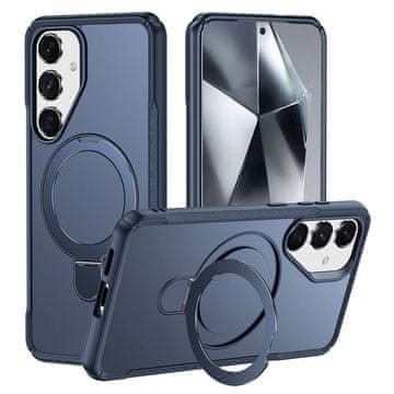 Overboard Ovitek za Samsung Galaxy S25/S24 z magnetnim stojalom - moder