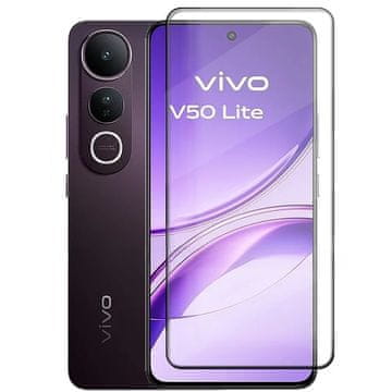 GS 3D kaljeno steklo za Vivo V50 Lite 4G / 5G, črn okvir