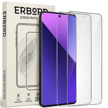 Overboard 2x kaljeno steklo za Xiaomi Redmi Note 13 4G / 13 5G / 13 Pro 4G / 13 Pro 5G / Poco M6 Pro 4G, 9H trdo steklo, hitro