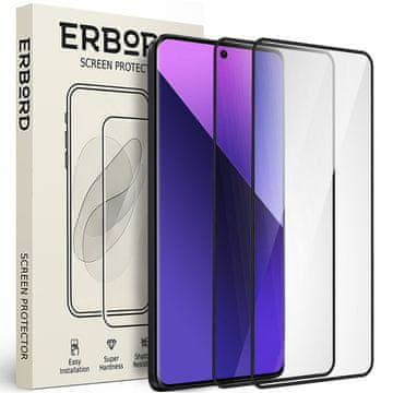 Overboard 2x kaljeno steklo za Xiaomi Redmi Note 13 Pro+ 5G, 3D full, steklo za celoten zaslon