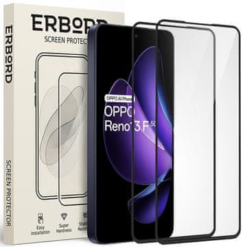 Overboard 2x kaljeno steklo za Oppo Reno 13F / FS, 3D polno, steklo za celoten zaslon