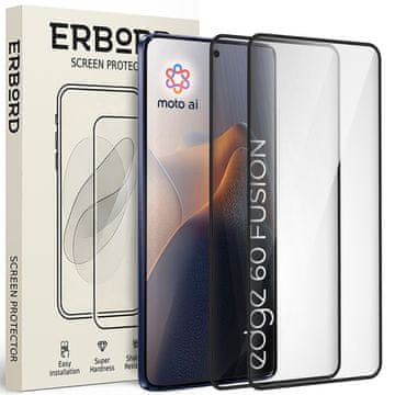 Overboard 2x kaljeno steklo za Motorola Edge 60 Fusion, 3D full, steklo za celoten zaslon