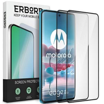 Overboard 2x kaljeno steklo za Motorola Edge 40 Neo, 3D full, steklo za celoten zaslon