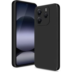 GS Ovitek za Xiaomi Redmi Note 14 4G, Silikonski Lite, črn