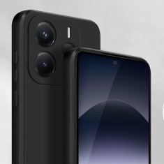 GS Ovitek za Xiaomi Redmi Note 14 4G, Silikonski Lite, črn