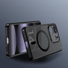 Overboard Ovitek za Xiaomi Redmi Note 14 4G, za MagSafe, mat ovitek , črn + zaščitno steklo za zaslon