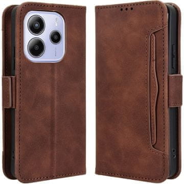 GS Ovitek za Xiaomi Redmi Note 14 4G, reža za kartico, rjav