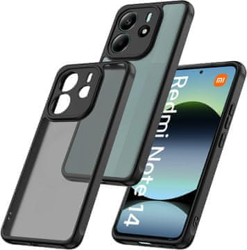 GS Ovitek za Xiaomi Redmi Note 14 4G, Fusion Hybrid, mat
