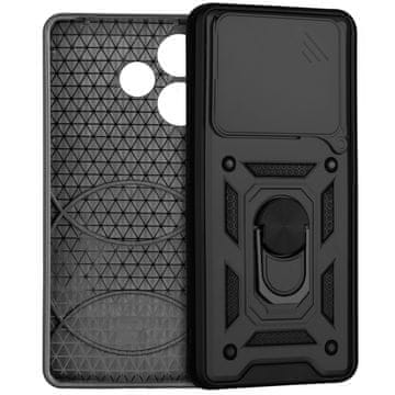 GS Oklepni ovitek za Oppo A5 Pro 5G, CamShield Slide, črn