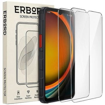Overboard 2x kaljeno steklo za Samsung Galaxy Xcover 7 Pro, 9H trdo steklo, steklo