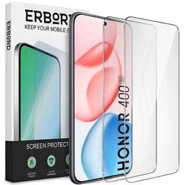 Overboard 2x kaljeno steklo za Honor 400 5G, 9H trdo steklo, steklo