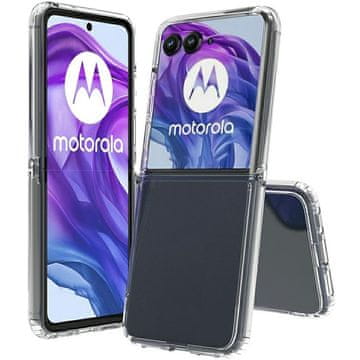 GS TPU + akrilni ovitek za Motorola Razr 70 Ultra / 60 Ultra, prozoren