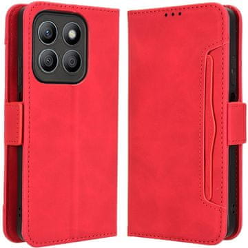 GS Ovitek za Motorola Moto G86 5G, reža za kartico, rdeč