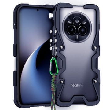 GS Robustno oklepno ohišje za Realme 14 Pro 5G - črno