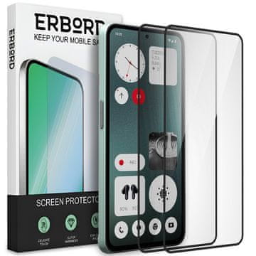 Overboard 2x kaljeno steklo za CMF Nothing Phone 2 Pro, 3D full, steklo za celoten zaslon