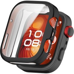 GS Milanska zapestnica + ovitek z zaščitnim ovitko za Huawei Watch Fit 4, črna