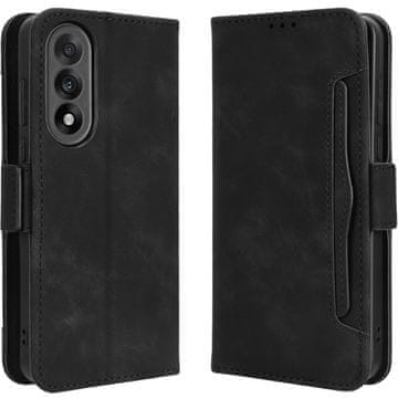 GS Ovitek s preklopom za OnePlus Nord 5, reža za kartico, črn