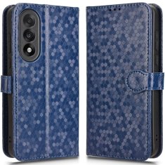 GS Ovitek za OnePlus Nord 5 s preklopom, denarnica v obliki rombov, moder