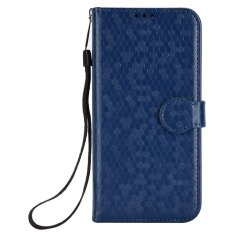 GS Ovitek za OnePlus Nord 5 s preklopom, denarnica v obliki rombov, moder