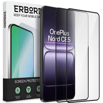 Overboard 2x kaljeno steklo za OnePlus Nord CE5, 3D polno, steklo za celoten zaslon