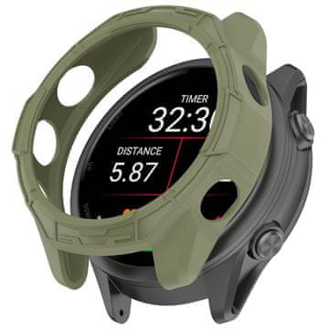 GS Ovitek za Garmin Forerunner 570 47 mm, zelen