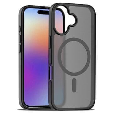 Overboard Komplet ovitkov za iPhone 17, mat ovitek, za MagSafe, mat črn + zaščita za zaslon