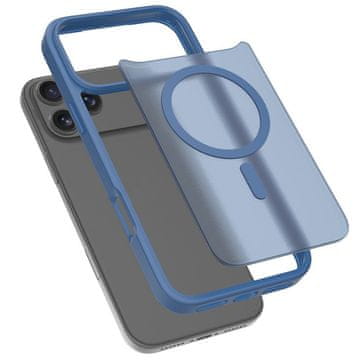 Overboard Mat ovitek za iPhone 17 Pro z MagSafe, mat moder