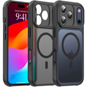 Overboard Mat ovitek za iPhone 17 Pro z Magsafe, mat črn