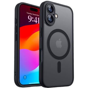 Overboard Komplet ovitkov za iPhone 17, mat, Magsafe, črne barve + zaščita za zaslon